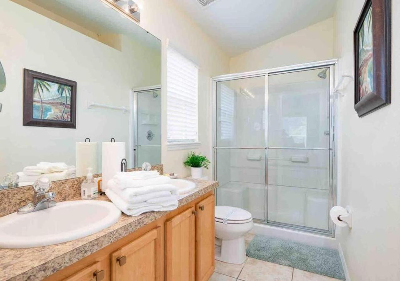 5 Bedroom, 7 Bed , 3 Bathroom Midterm Rental Home With Pool And Game Room, Near Disney Davenport Kültér fotó